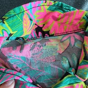 Cat & Jack Tropical Print Shirt